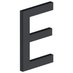 Deltana 4" (102mm) Modern E-Series House Letters - (Flat Black) -Amerock Sales Shop del rne eu19 big