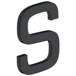 Deltana 4" (102mm) Modern E-Series House Letters - (Flat Black) -Amerock Sales Shop del rne su19 big