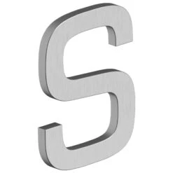 Deltana 4" (102mm) Modern E-Series House Letters - (Satin Stainless Steel) -Amerock Sales Shop del rne su32d big 1