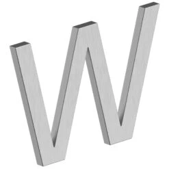 Deltana 4" (102mm) Modern E-Series House Letters - (Satin Stainless Steel) -Amerock Sales Shop del rne wu32d big 1