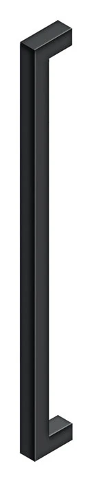 Deltana Stainless Steel 42" (1067mm) Center-to-Center Contemporary Door Pull - EACH (Flat Black)