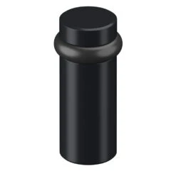 Deltana 3" (76mm) Universal Floor Door Stop (Flat Black)