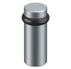Deltana 3" (76mm) Universal Floor Door Stop (Brushed Chrome)