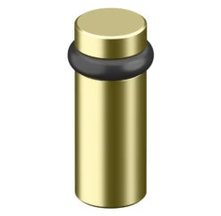 Deltana 3" (76mm) Universal Floor Door Stop (Unlacquered Brass)