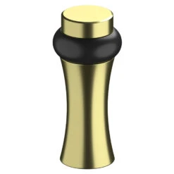 Deltana 3-1/2" (89mm) Decorative Universal Floor Door Stop (Polished Brass)