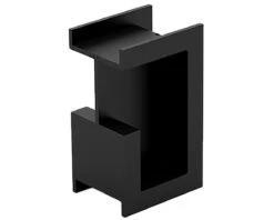 Sugatsune Stainless Steel Sliding Door Pull For 1-3/4in. Thick Door - (Satin Black)