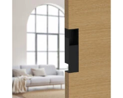 Sugatsune Stainless Steel 7-7/8" (200mm) Sliding Door Pull For 1-3/4" (44mm) Thick Door - (Satin Black) 6 Sugatsune Stainless Steel 7-7/8" (200mm) Sliding Door Pull For 1-3/4" (44mm) Thick Door - (Satin Black) -Amerock Sales Shop dsi 4257 45 bl lifestyle big