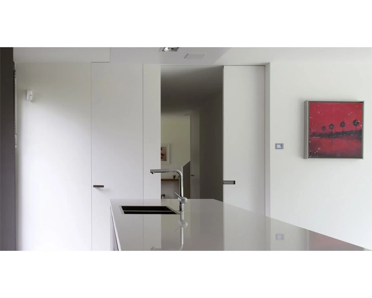 Sugatsune Stainless Steel 2" (51mm) Sliding Door Pull For 1-3/4" (44mm) Thick Door - (Satin Stainless Steel) 3 Sugatsune Stainless Steel 2" (51mm) Sliding Door Pull For 1-3/4" (44mm) Thick Door - (Satin Stainless Steel) - Image 3