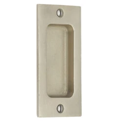 Emtek Sandcast Rustic Modern 4" (102mm) Rectangle Flush Pull - EACH