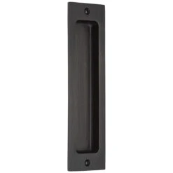 Emtek Sandcast Rustic Modern 6" (152mm) Rectangle Flush Pull - EACH