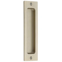 Emtek Sandcast Rustic Modern 8" (203mm) Rectangle Flush Pull - EACH -Amerock Sales Shop emt 220408 twb big