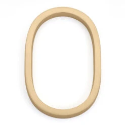 Emtek 7" (178mm) Modern House Numbers - (Satin Brass) -Amerock Sales Shop emt 2830 us4 digit 0 big 1