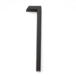 Emtek 7" (178mm) Modern House Numbers - (Flat Black) -Amerock Sales Shop emt 2831 us19 digit 1 big 1