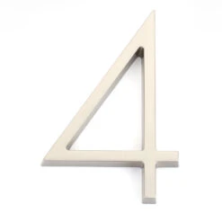Emtek 7" (178mm) Modern House Numbers - (Satin Nickel) -Amerock Sales Shop emt 2834 us15 digit 4 big