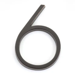 Emtek 7" (178mm) Modern House Numbers - (Oil Rubbed Bronze) -Amerock Sales Shop emt 2836 us10b digit 6 big