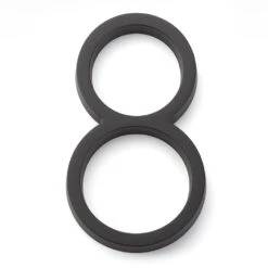Emtek 7" (178mm) Modern House Numbers - (Flat Black) -Amerock Sales Shop emt 2838 us19 digit 8 big