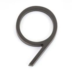 Emtek 7" (178mm) Modern House Numbers - (Oil Rubbed Bronze) -Amerock Sales Shop emt 2839 us10b digit 9 big