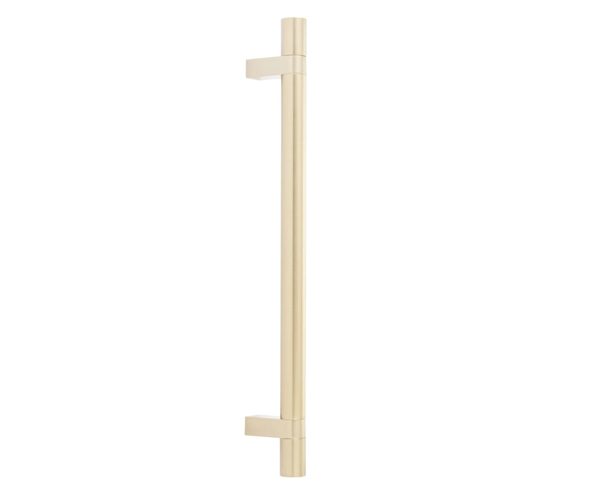 Emtek Select 18" (457mm) Center-to-Center Smooth Appliance Bar Pull (Satin Brass) 1 Emtek Select 18" (457mm) Center-to-Center Smooth Appliance Bar Pull (Satin Brass)