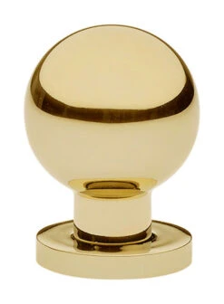 Emtek Contemporary Brass 1" (25mm) Globe Cabinet Knob (Unlacquered Brass)