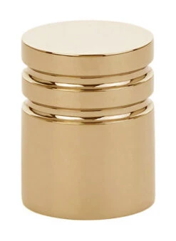 Emtek Contemporary Brass 1" (25mm) Metric Cabinet Knob (Unlacquered Brass)