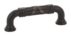 Emtek Ribbon And Reed 3" (76mm) Center-to-Center Estate Pull (Oil Rubbed Bronze)