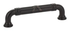 Emtek Ribbon And Reed 4" (102mm) Center-to-Center Estate Pull (Oil Rubbed Bronze)