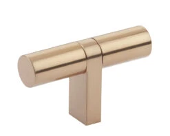 Emtek Select 2-1/4" (57mm) T-Knob Smooth Cabinet Knob (Satin Copper)