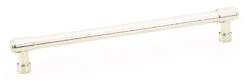 Emtek Industrial Modern 8" (203mm) Center-to-Center Jasper Cabinet Pull (Polished Nickel)