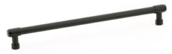 Emtek Industrial Modern 10" (254mm) Center-to-Center Jasper Cabinet Pull (Flat Black)