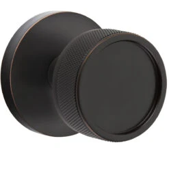 Emtek Select Conical Knurled Door Knobset W/Disk Rosette 23 Emtek Select Conical Knurled Door Knobset W/Disk Rosette -Amerock Sales Shop emt cc disk knurled us10b big 1