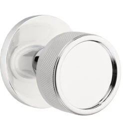 Emtek Select Conical Knurled Door Knobset W/Disk Rosette 30 Emtek Select Conical Knurled Door Knobset W/Disk Rosette -Amerock Sales Shop emt cc disk knurled us26 big