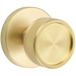 Emtek Select Conical Knurled Door Knobset W/Disk Rosette 34 Emtek Select Conical Knurled Door Knobset W/Disk Rosette -Amerock Sales Shop emt cc disk knurled us4 big 2