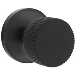 Emtek Select Conical Straight Knurled Door Knobset W/Disk Rosette -Amerock Sales Shop emt cc disk straight us19 big