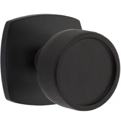 Emtek Select Conical Knurled Door Knobset W/Urban Modern Rosette -Amerock Sales Shop emt cc urban knurled us19 big 1