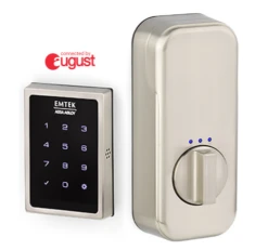 Emtek EMPowered Motorized Touchscreen Smart Keypad Deadbolt - Connected By August -Amerock Sales Shop emt ebp1101 15 big