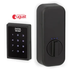 Emtek EMPowered Motorized Touchscreen Smart Keypad Deadbolt - Connected By August -Amerock Sales Shop emt ebp1101 19 big