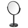 Gatco 6-3/4" (171mm) Countertop Vanity Mirror W/3x Magnification (Matte Black)