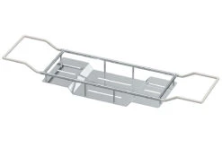 Gatco 6-5/8" (168mm) Modern Bath Tub Caddy Basket (Chrome)