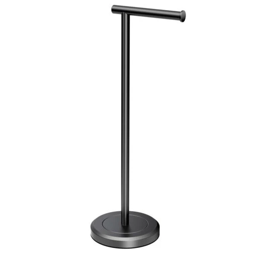 Gatco Latitude II Standing Toilet Paper Holder (Matte Black) -Amerock Sales Shop gat 1437mx big