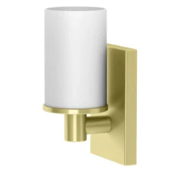 Gatco Modern Farmhouse Single Light Sconce (Brushed Brass)