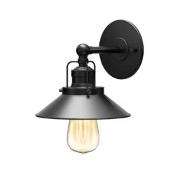 Gatco Modern Farmhouse Single Light Sconce (Matte Black)