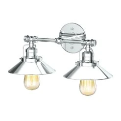 Gatco Modern Farmhouse Double Light Sconce (Polished Chrome)