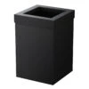Gatco Square Modern Waste Can (Matte Black)