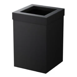 Gatco Square Modern Waste Can (Matte Black)