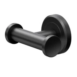 Gatco Latitude II Double Robe Hook (Matte Black)
