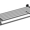 Gatco Latitude II 25-3/4" (654mm) Minimalist Towel Rack (Matte Black)
