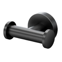 Gatco Glam Double Robe Hook (Matte Black)