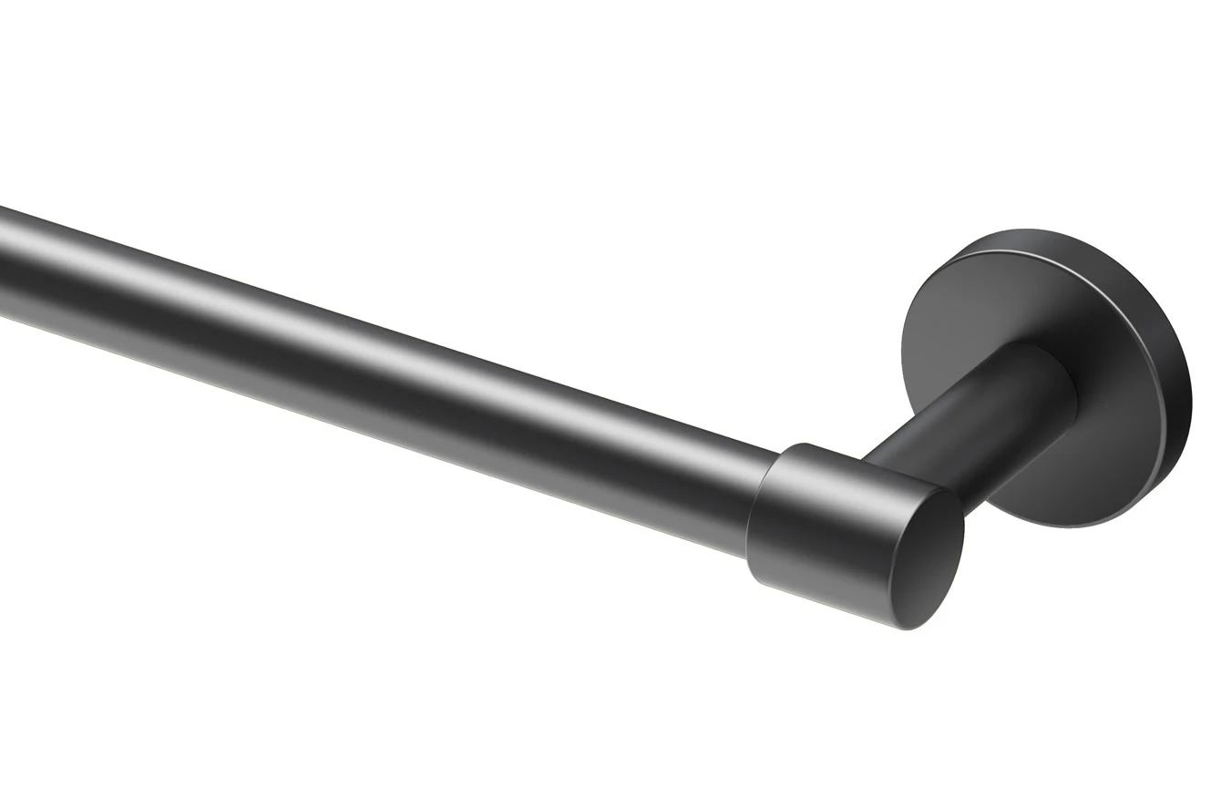 Gatco Reveal 18" (457mm) Towel Bar (Matte Black) 1 Gatco Reveal 18" (457mm) Towel Bar (Matte Black)