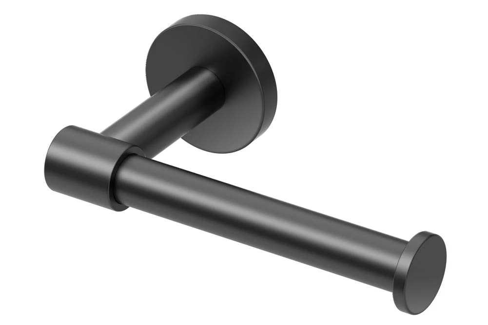 Gatco Reveal Euro Toilet Tissue Holder (Matte Black) 1 Gatco Reveal Euro Toilet Tissue Holder (Matte Black)