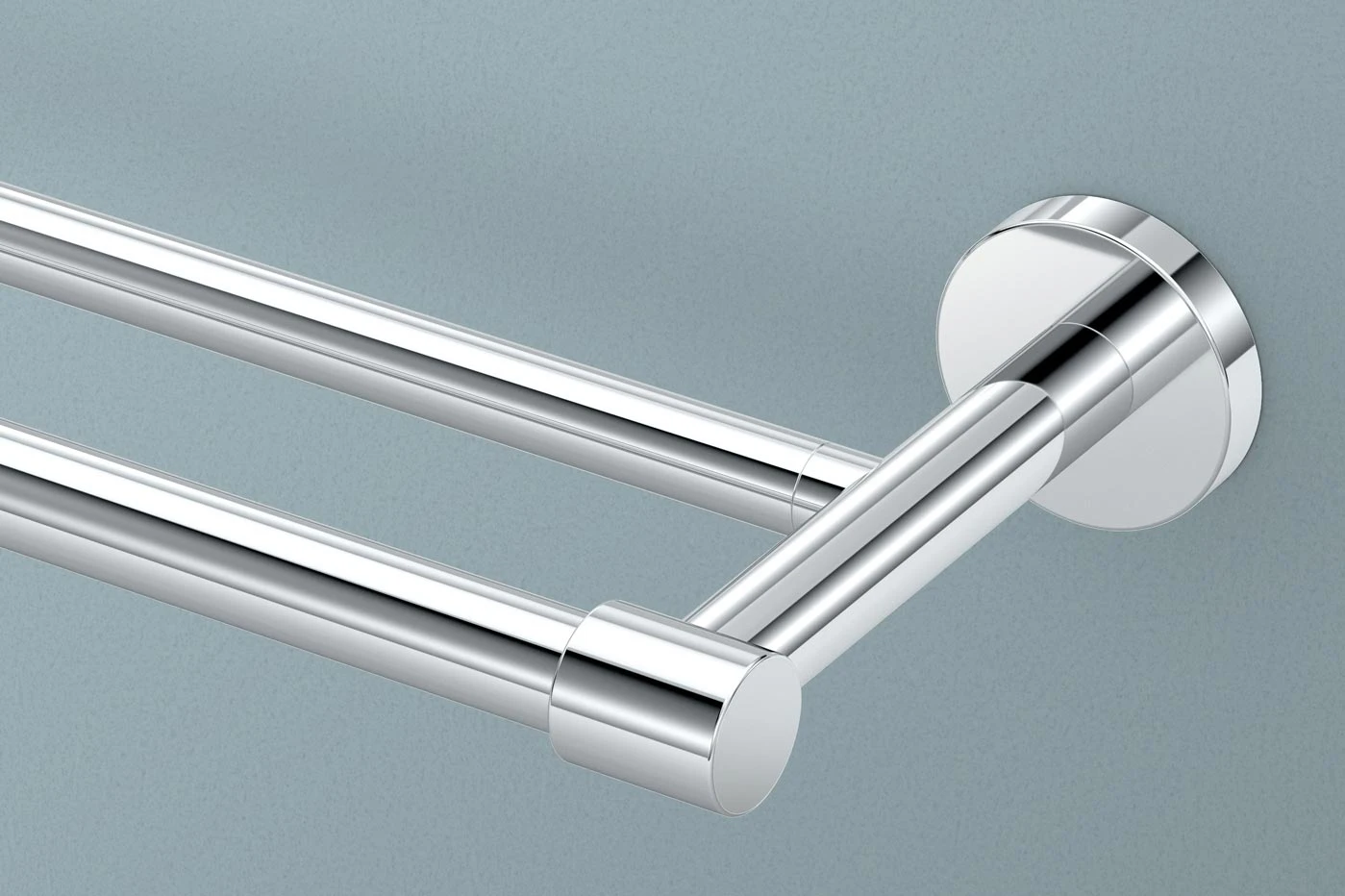 Gatco Reveal 24" (610mm) Double Towel Bar (Polished Chrome) 3 Gatco Reveal 24" (610mm) Double Towel Bar (Polished Chrome) - Image 3